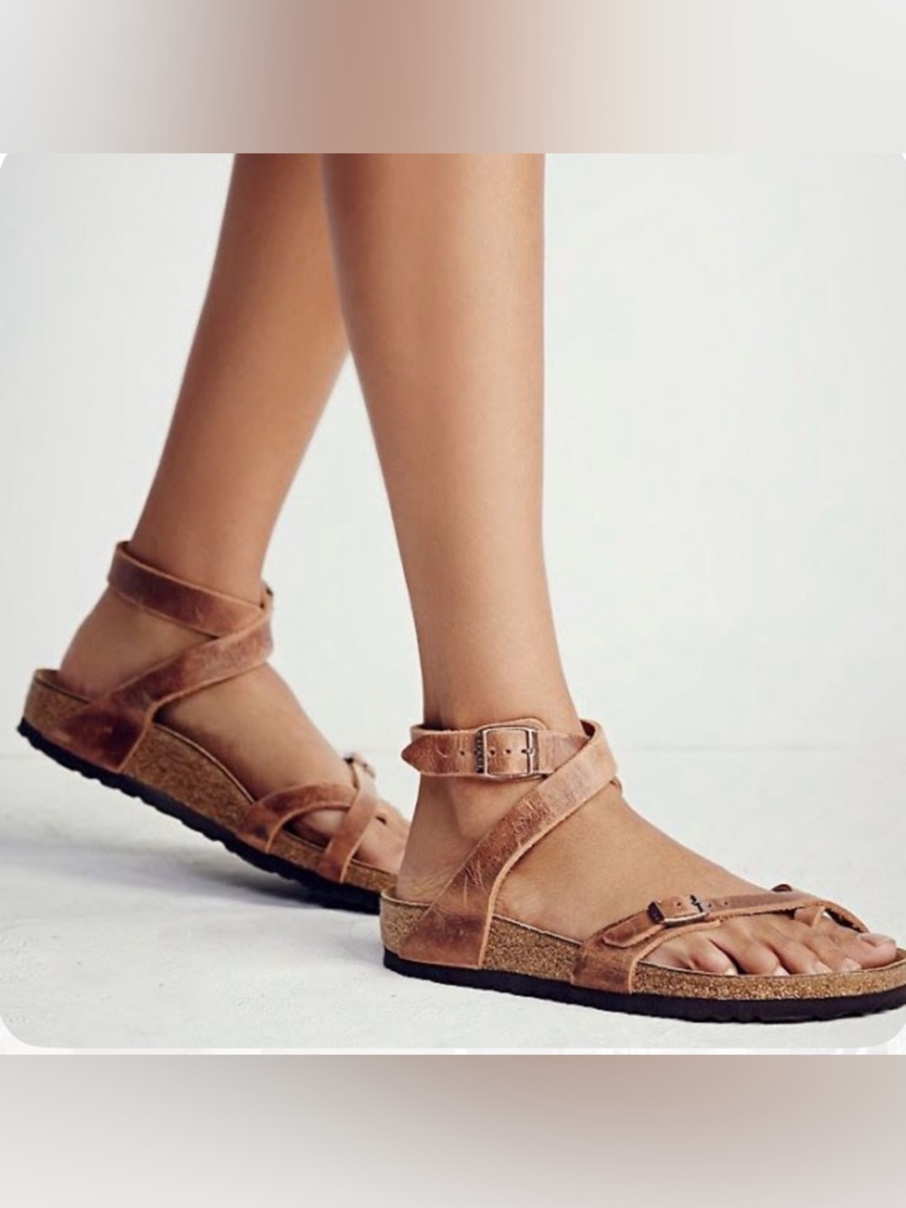Birkenstock, Yara, Size 39, Brown Leather Sandals - Picture 7 of 7